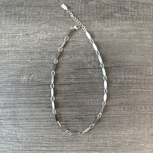 Fifth Avenue Collection Black and Silver Necklace